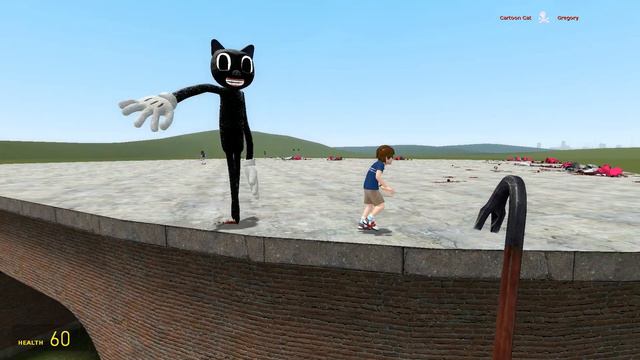 NEW GREGORY FNAF vs MISS T vs GRANNY vs CARTOON CAT in Garry's Mod! смотреть онлайн