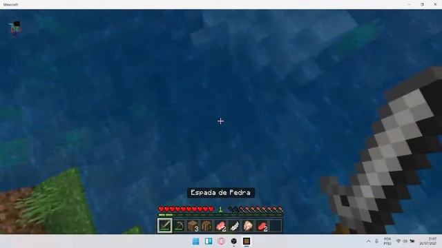 JOGANDO MINECRAFT WINDOWS 10 (só que no windows 11) смотреть онлайн