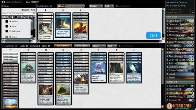 Budget Magic: Ironworks Combo vs Four-Color Chord (Match 2) смотреть онлайн