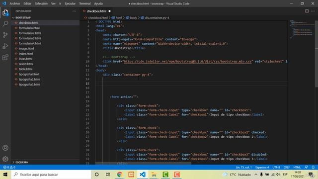 11 - Input checkbox e input radio - Curso aprende Bootstrap 5 desde cero смотреть онлайн
