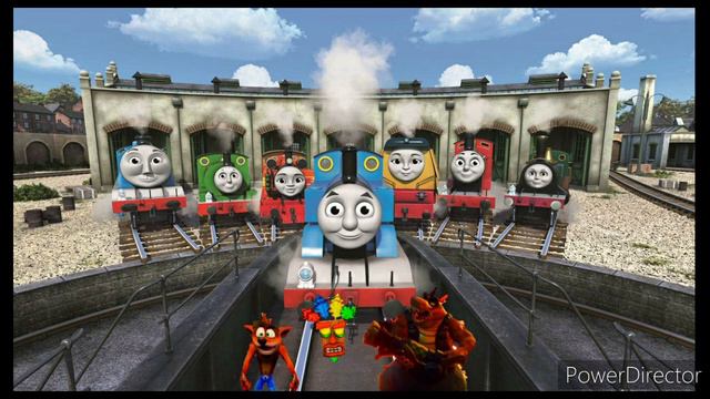 Crash Bandicoot & Aku Aku introducing Thomas & the Steam Team to the newly reformed Dingodile смотреть онлайн