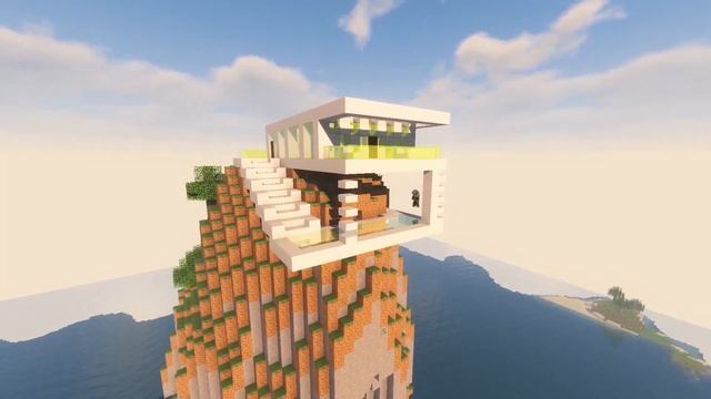 ? Как построить крутой ДОМ ХАЙ-ТЕК НА ГОРЕ! Туториал!