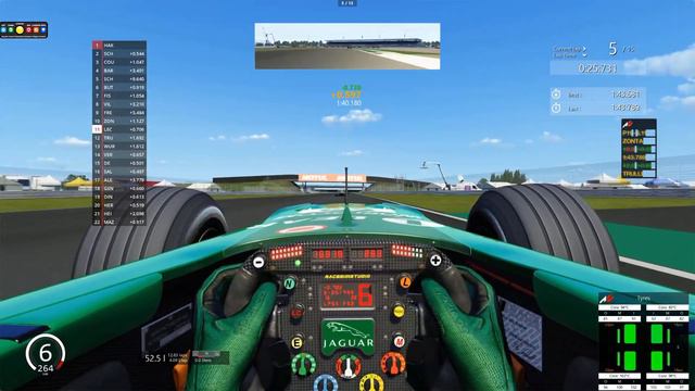 A Jaguar at Silverstone - Assetto Corsa - Formula RSS 2000 V10 + real liveries смотреть онлайн