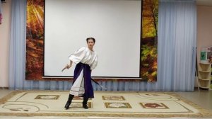 Красивый танец с шашкой. Фланкировка. Школа танца с клинками "Орден Феникс".