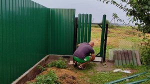 Калитка из профильной трубы своими руками.