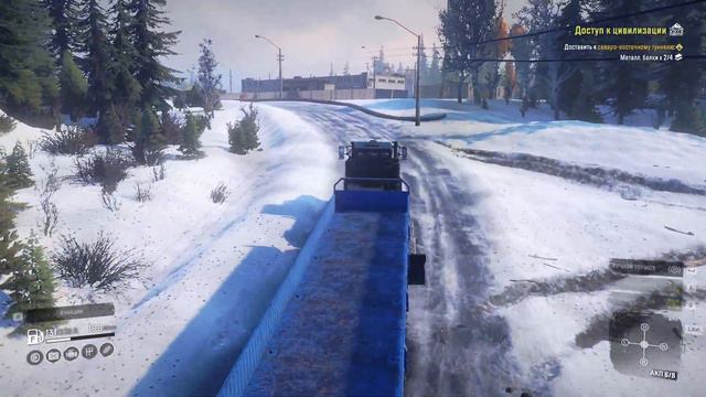 SnowRunner - Прохождение миссии ( Доступ к цивилизации ) Часть 2 Maine, USA - Challenging game mode смотреть онлайн