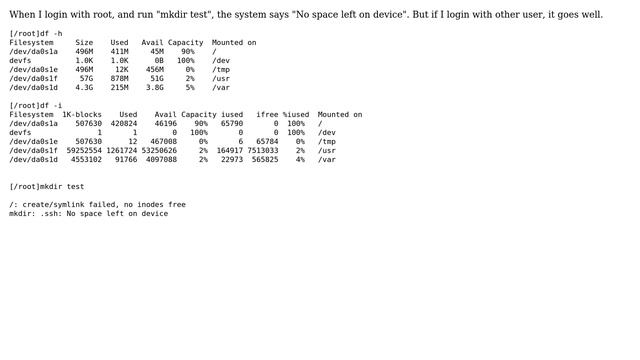 "No space left on device" with FreeBSD (2 Solutions!!) смотреть онлайн