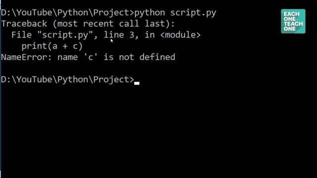 #12 Python - Debugging | Each One Teach One смотреть онлайн