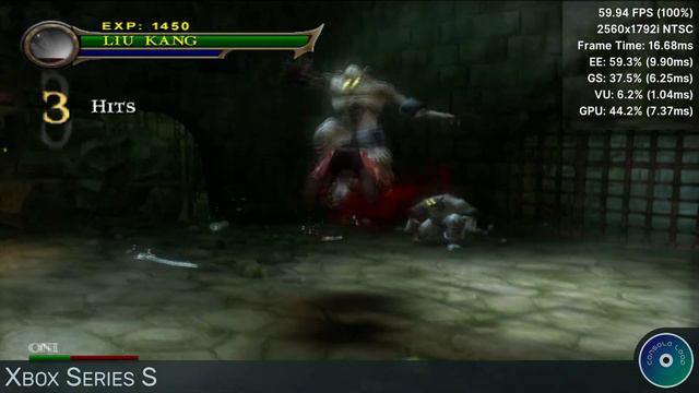 Mortal Kombat Shaolin Monks - Xbox Series S - XBSX2 Frame Rate Test смотреть онлайн