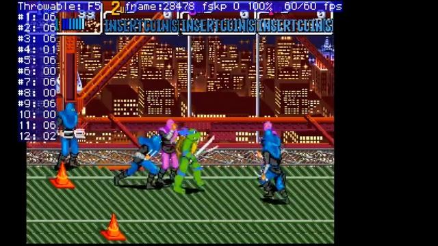 [Arcade Strategy] Turtles in Time Arcade - How Throws Work смотреть онлайн