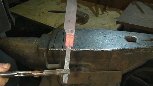 Damascus Steel Made From Moto Chain