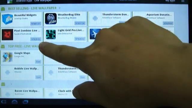 Demo of honeycomb-x86 on a tablet смотреть онлайн