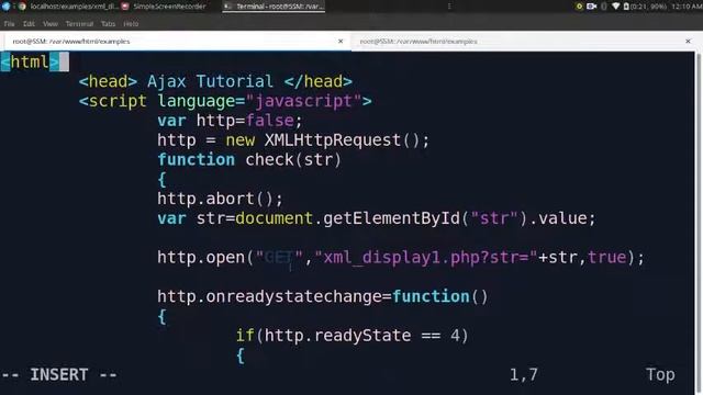 Extract particular record from XML file using AJAX смотреть онлайн