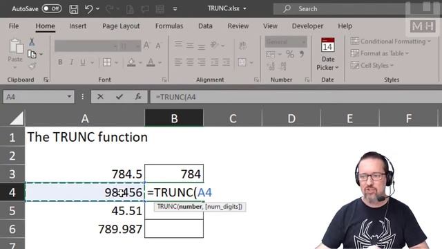 Level 3 Excel Lesson 10: The TRUNC function смотреть онлайн