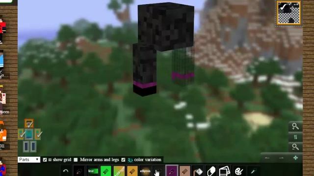 Minecraft Skin Draw: Black Mage смотреть онлайн