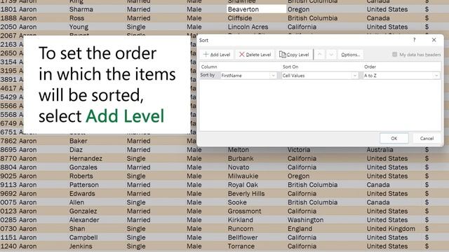 How to sort data in Excel | Microsoft смотреть онлайн