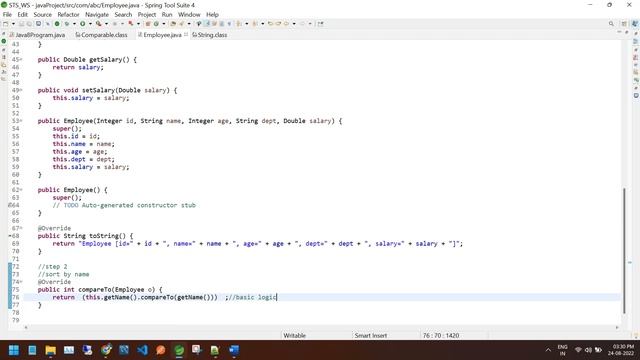 what is comparable interface in java how to use || Comparable Interface In Collection Framework смотреть онлайн