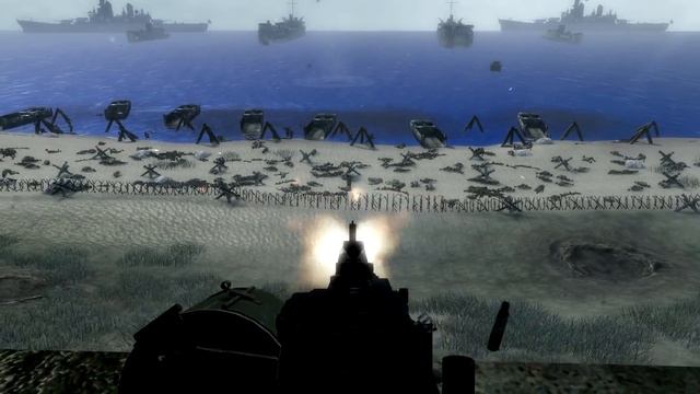 Call of Duty World at War - German D-Day Defense смотреть онлайн