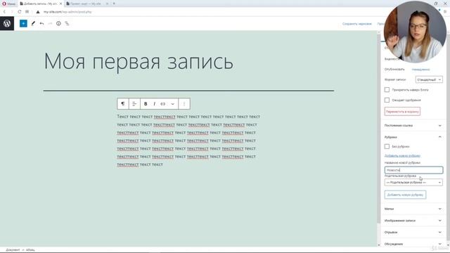 001 Что такое Записи, Рубрики, метки смотреть онлайн