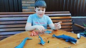 Мои игрушки. Моя коллекция фигурок Schleich. Морские обитатели.