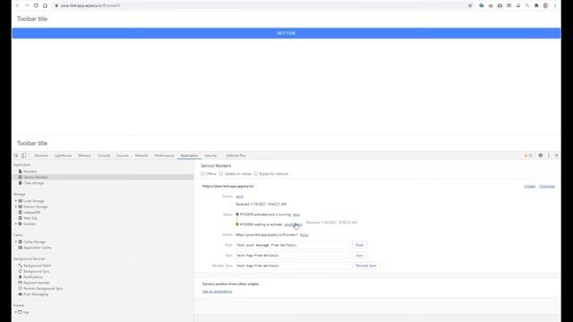 Update PWA applications смотреть онлайн