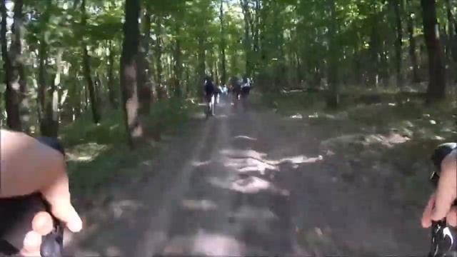 Белгород. Велопоездка в Дубовое. Участок в лесу. Снято на Xiaomi Yi. Ускорено в 2 раза. смотреть онлайн