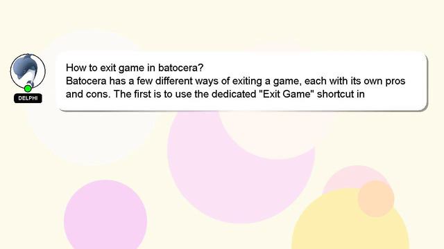 How to exit game in batocera? смотреть онлайн