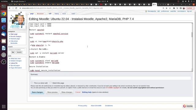 OWP 20220905 instalasi moodle di ubuntu 22 04 gagal смотреть онлайн