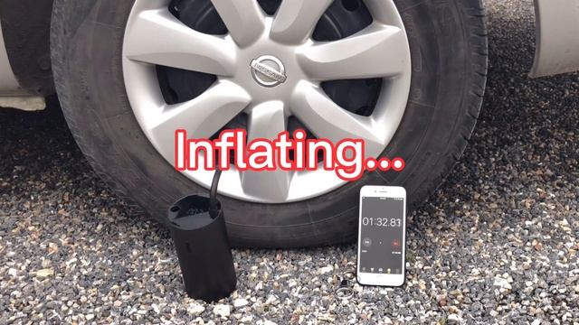 ROIDMI MOJIETU Lightning Tire Inflator - Car Tire Test смотреть онлайн