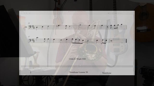 Trombone Lesson 39 - Learning the Key of D смотреть онлайн