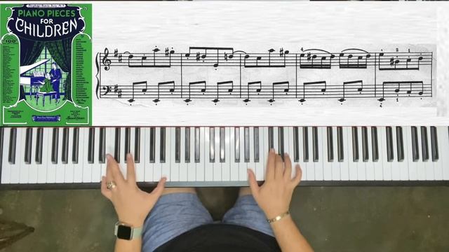 Piano Pieces for Children Gr.2 - Musette by J.S. Bach смотреть онлайн