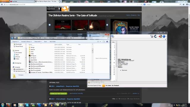 Skyrim Mod: The Oblivion Realms Serie- The Gate of Solitude- How To Install смотреть онлайн
