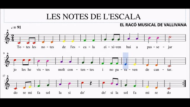 TOTES LES NOTES DE L'ESCALA. смотреть онлайн