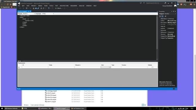 Visual Studio Code Snippets Kullanımı (Adım 3) смотреть онлайн