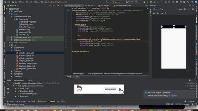 Bottom Navigation Bar with Fragments in KOTLIN смотреть онлайн