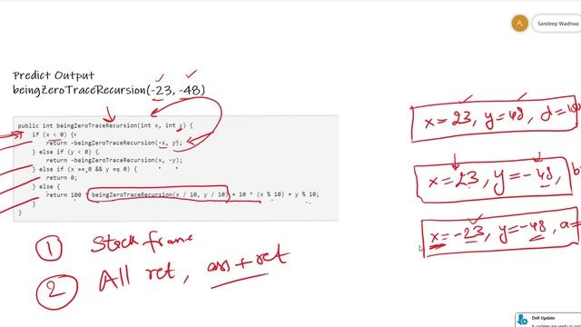Question of the day - 1 [Trace Recursion Step By Step] смотреть онлайн