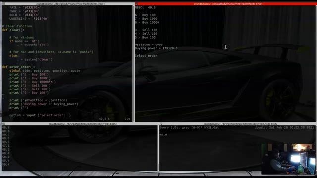 Building my Stock Trading application in Python on a LATE Fr смотреть онлайн