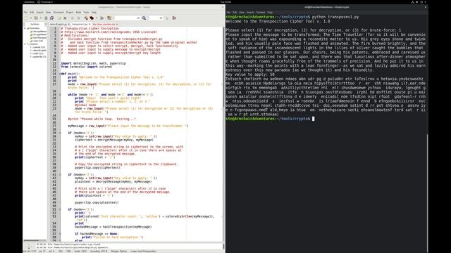 Cryptography: Transposition Cipher смотреть онлайн