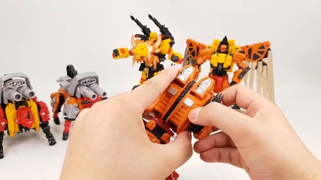 Transformers MMC Mastermind Creations Feral Rex Predaking 5 Robots Transform Beast Toys смотреть онлайн