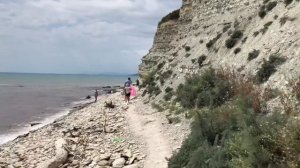 Дивноморское, Дикий Нудистский пляж, Страшный ливень!