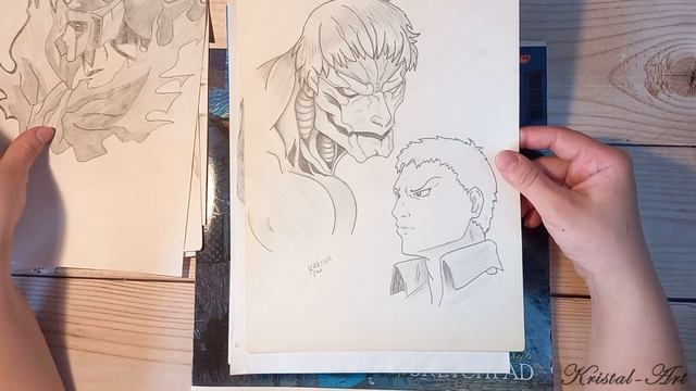 Обзор моих портретов. И мои попытки изучения анатомии человека #artist  #speak #обзор #портреты