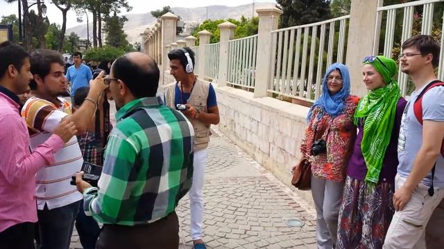 Иран, шираз - рекламное интервью для National Iranian Broadcast TV смотреть онлайн