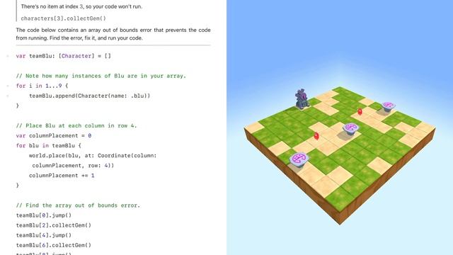 #87. Fixing Array Out of Bounds Errors (Swift Playgrounds) смотреть онлайн