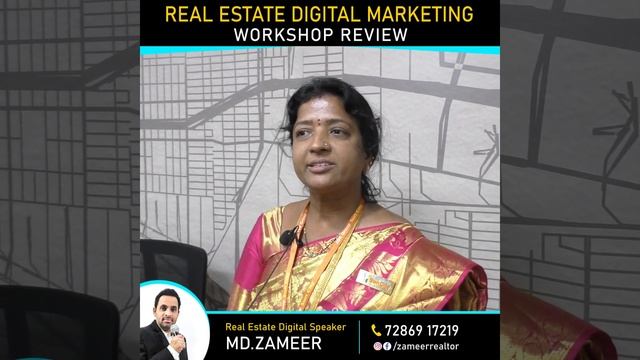 Real Estate Digital Marketing Workshop Review 10 | Zameer - Digital Speaker | Business Coach смотреть онлайн