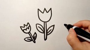 Простые рисунки для детей цветы. Рисунки на 8 марта. Рисунок к 8 марта.