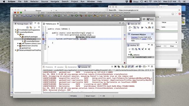 Selenium - Locator by ID смотреть онлайн