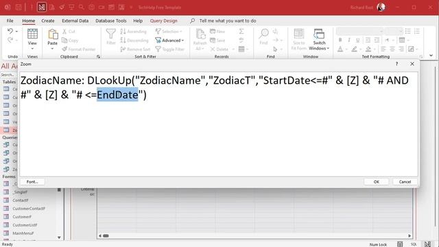 How to Display Zodiac Signs and Symbols Based on Date of Birth in your Microsoft Access Database смотреть онлайн