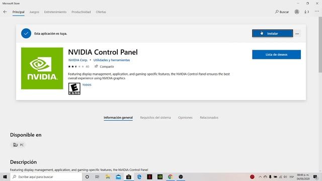 Como solucionar problema del panel de control NVIDIA смотреть онлайн