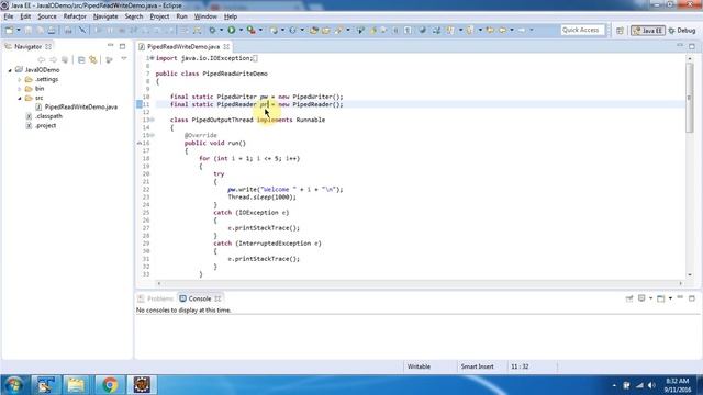 What is PipedReader and PipedWriter in Java?_Version 3 | Java IO | Java Tutorial смотреть онлайн