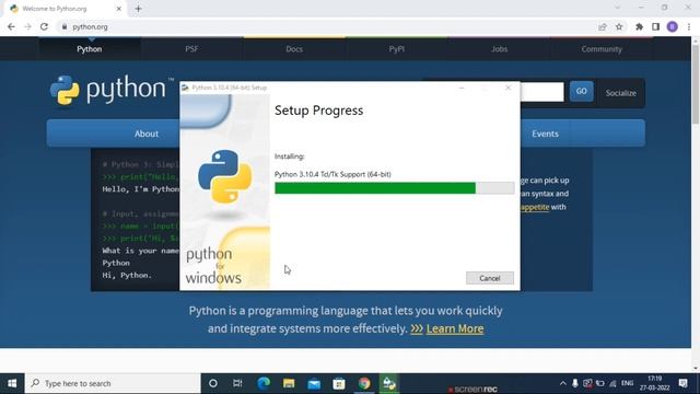 Quick guide to install Python Setup in Windows 10. смотреть онлайн